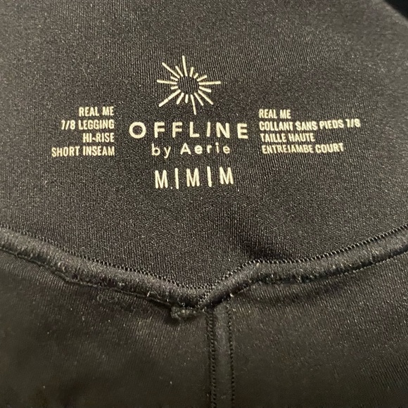 Aerie Offline Black Leggings - Picture 3 of 4